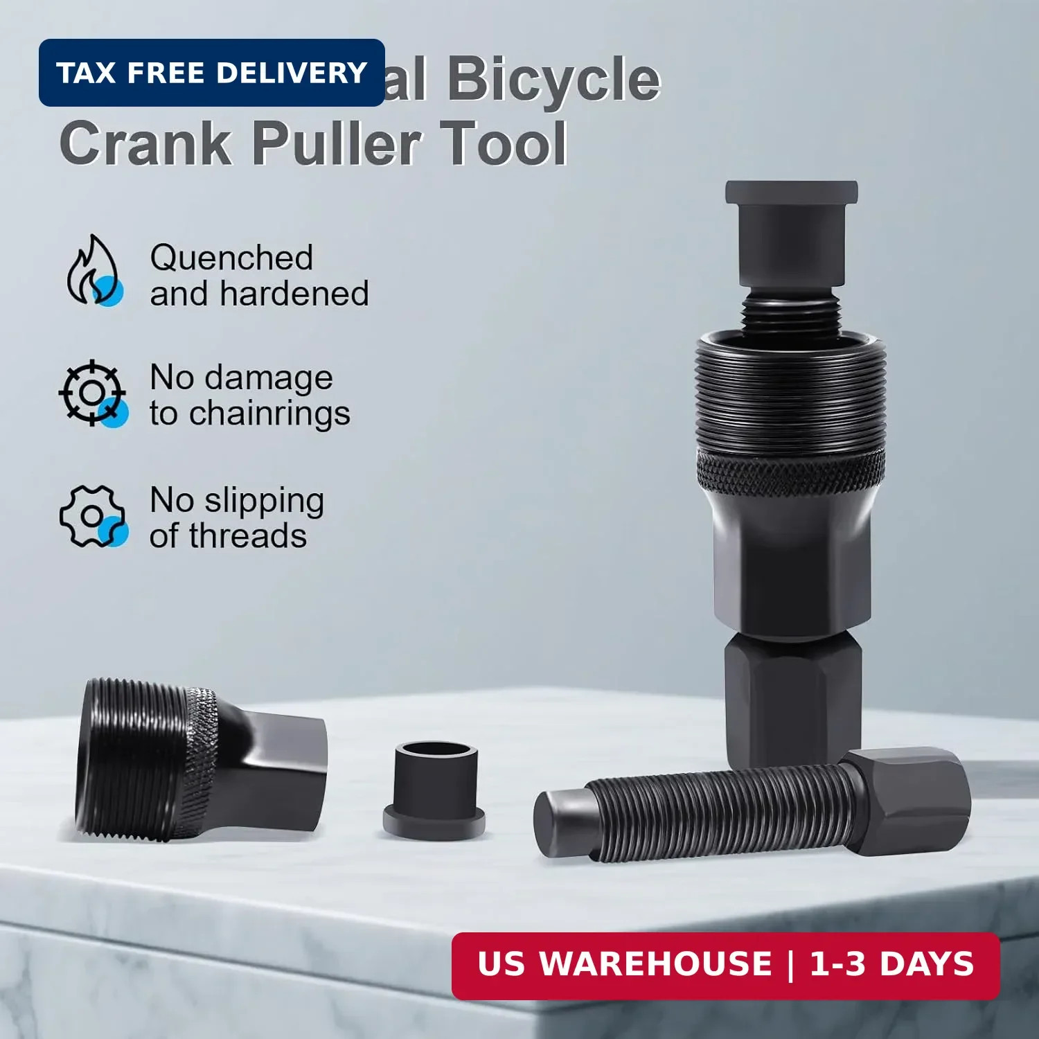 Crank Puller, Bike Crank Removal Tool, Crank Puller Bike Tool for Square Taper a