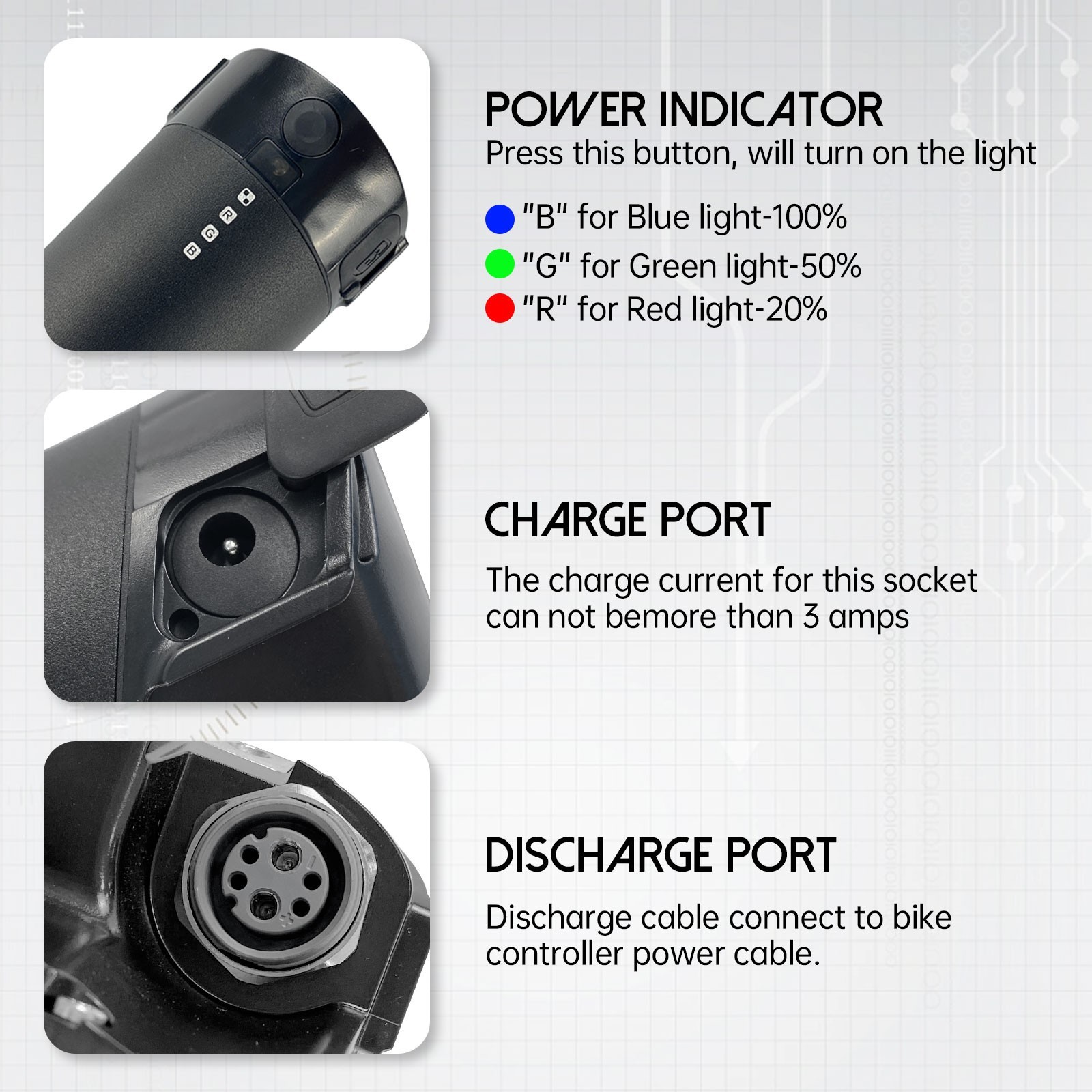 for Espin iGo Step-Through Electric Bike battery 48V 14Ah Reention liion battery