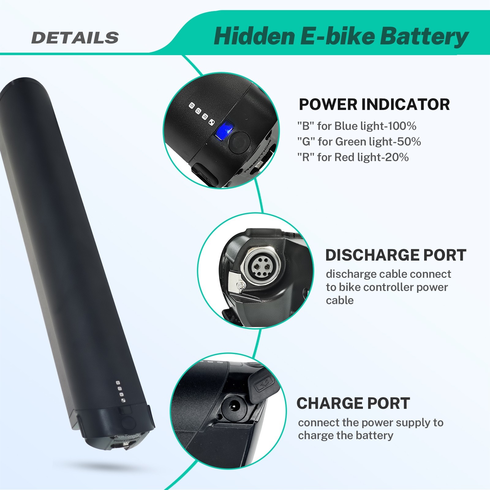 48V 14Ah For Aventon Pace 500.2 500.3 500.3 Step-Through Ebike Battery