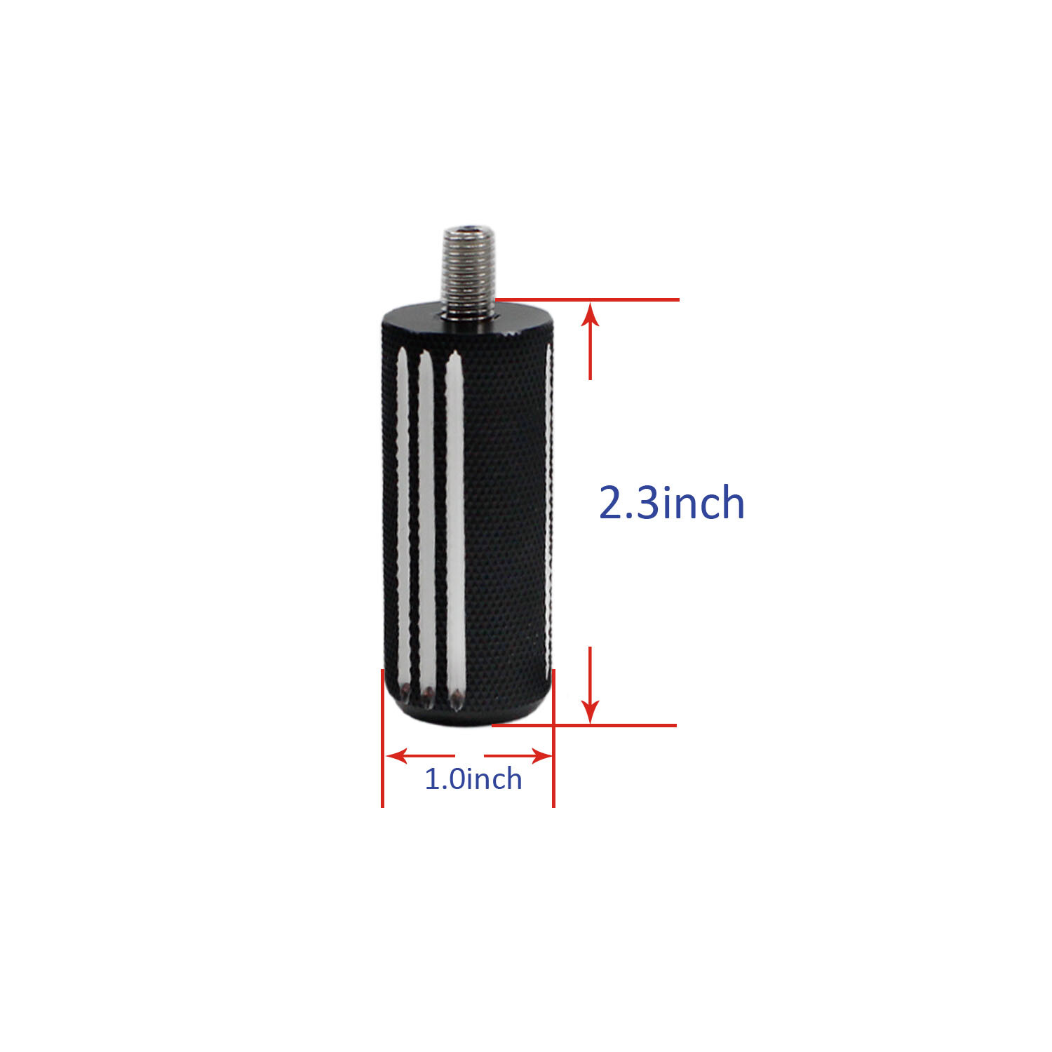 Black Shifter Foot Shift Peg Fit for Harley Softail Touring Fat Bob FXBR FLHR