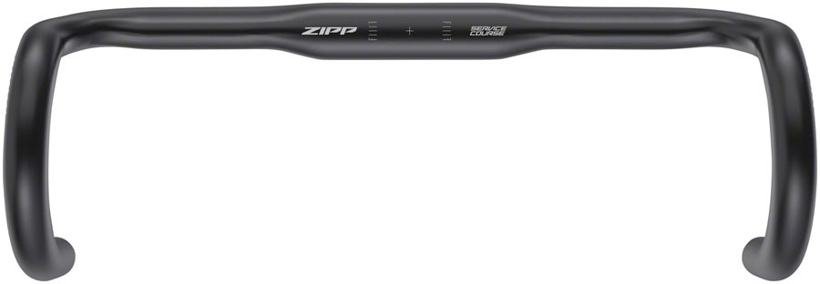 Zipp Service Course 70 Ergo Drop Handlebar 31.8mm 38cm Bead Blast Black Aluminum