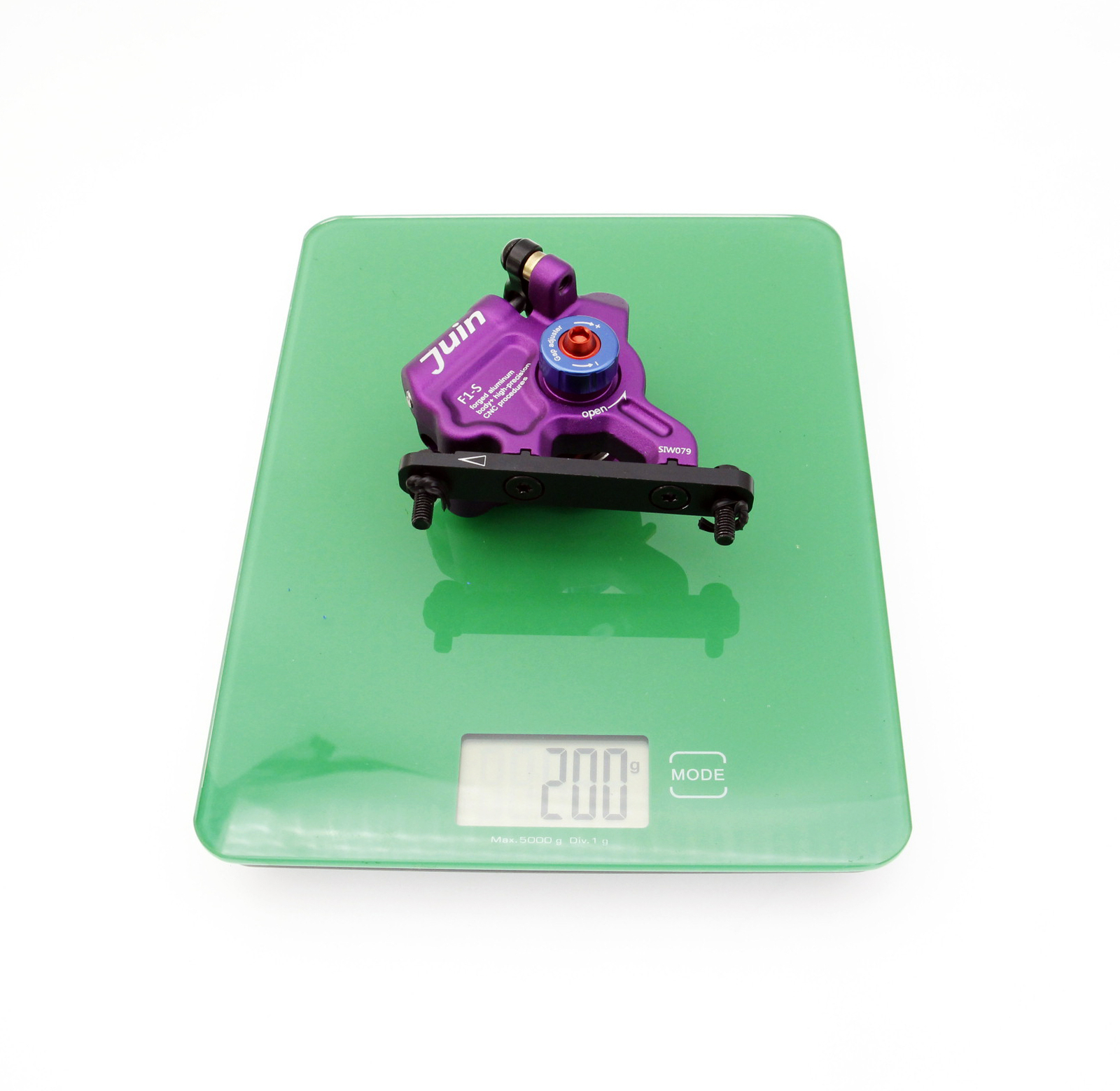 Juin Tech GTF6 Cyclocross Bike 6-Piston Hydraulic Brake Caliper Set Purple