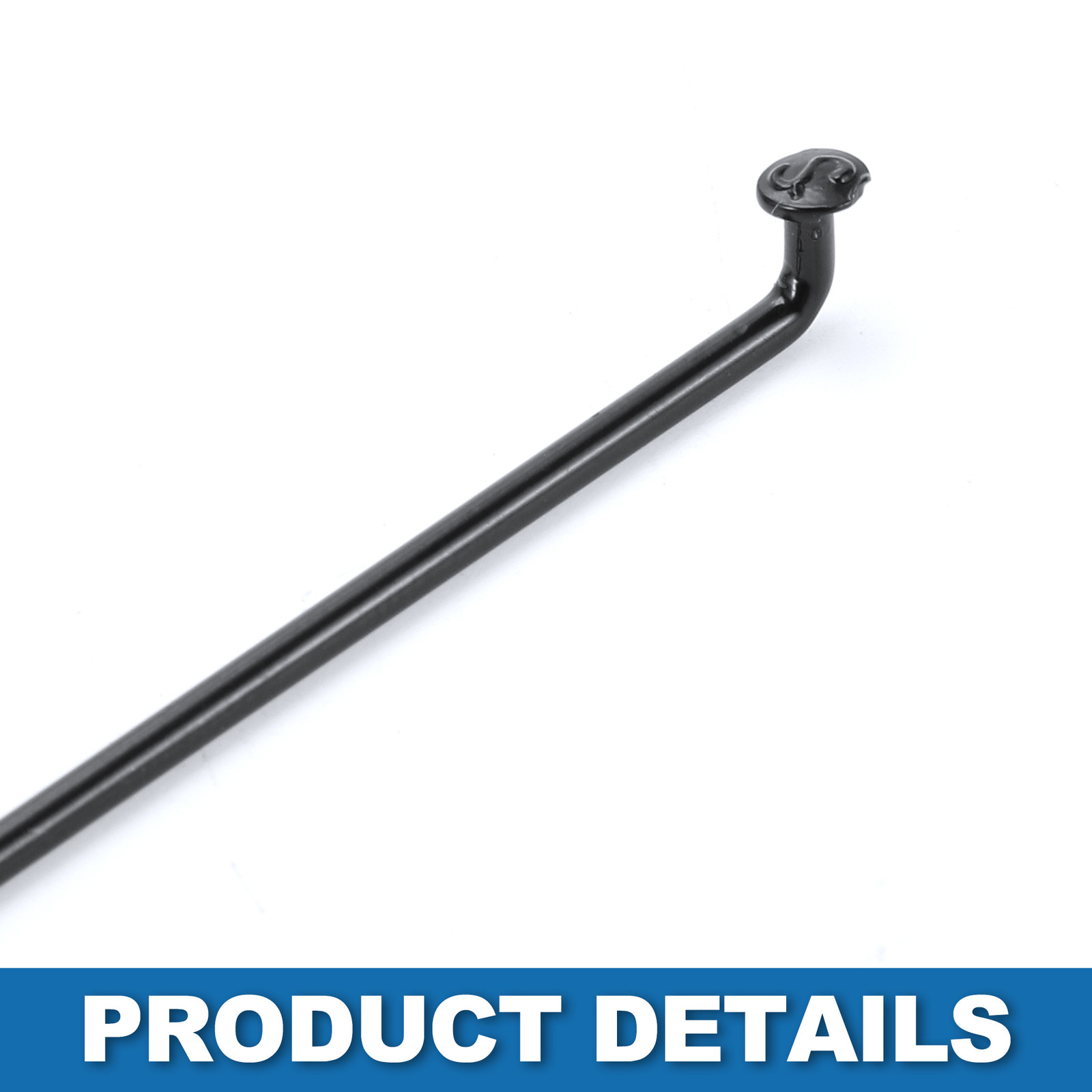 Universal Piece of 36 Bike Bicycle Spokes 14G 285MM Steel Black