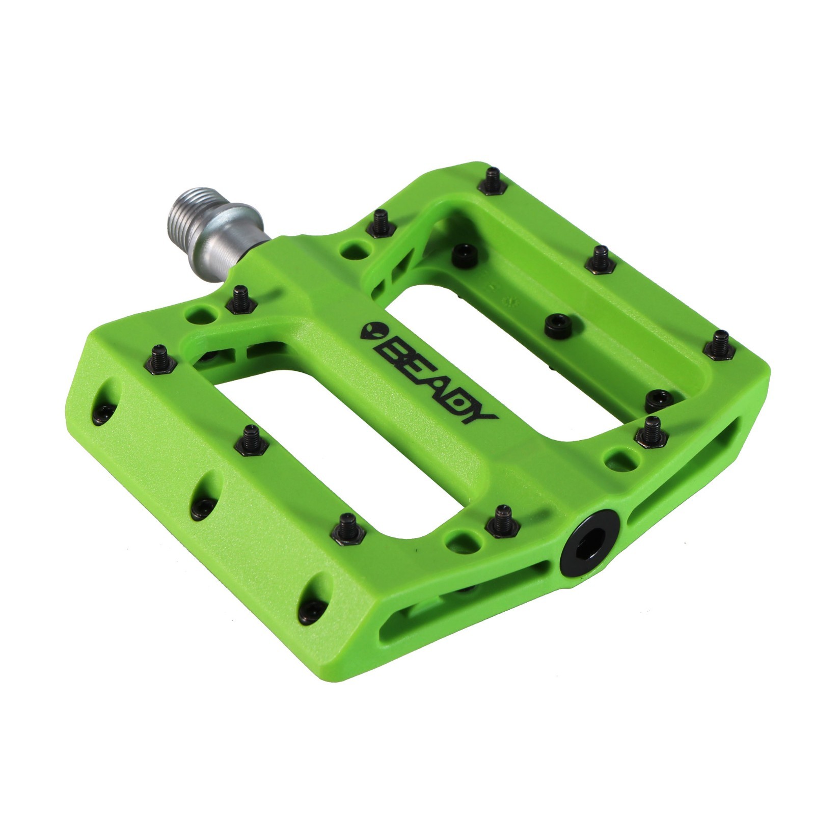 Beady Phaser Platform 9/16″ Pedals Composite Replaceable Pins Sealed Bearing CNC
