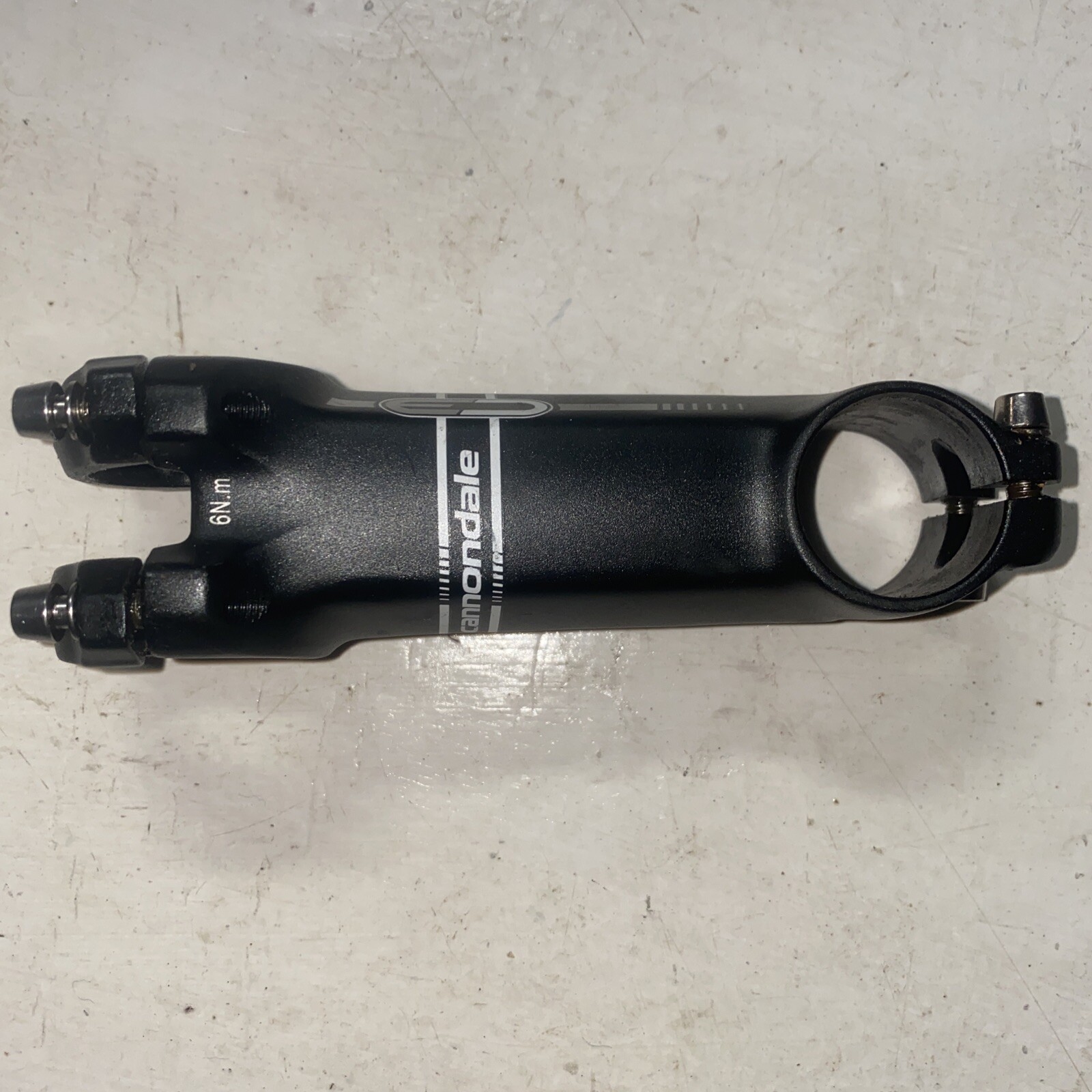 Cannondale C3 bicycle bike stem 100mm +/-7 degree 1 1/8th” black alloy