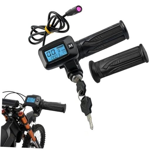 Tuttio Soleil 01 Electric Dirt Bike Throttle – 48V LCD Display with M Key