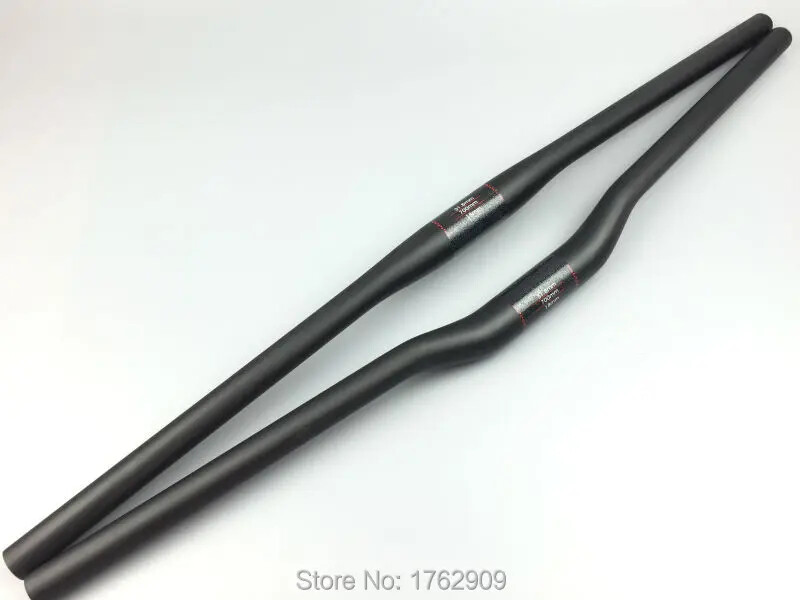 Mountain Bike Matt UD Full Carbon Fibre Handlebar Bicycle Parts 31.8*600-760mm