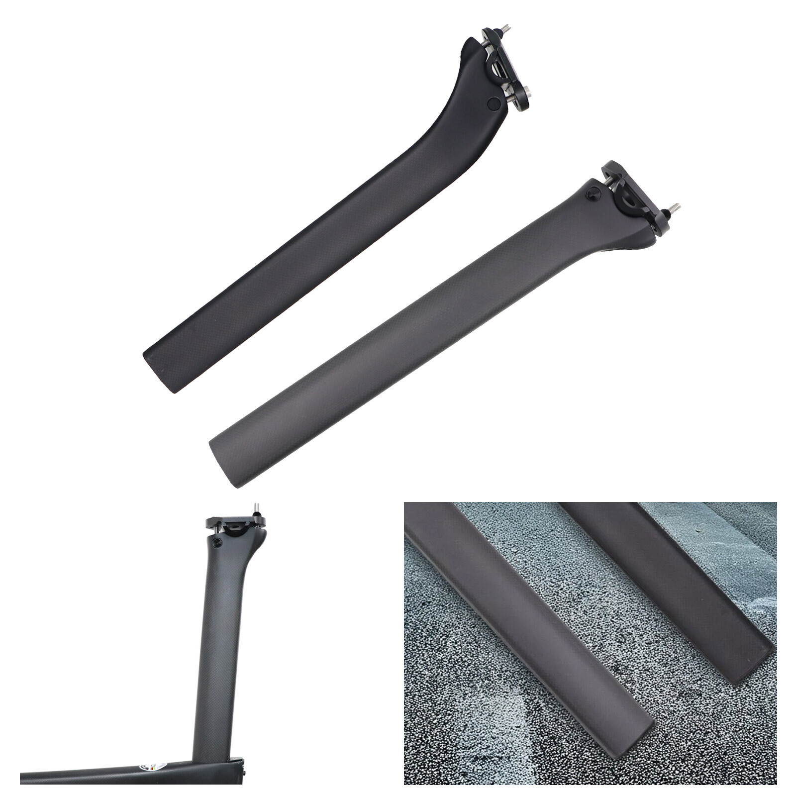 F12/F10/F8 Carbon Road Bike Seatpost 0/25 Degree 340MM Bicycle Seat Postwl