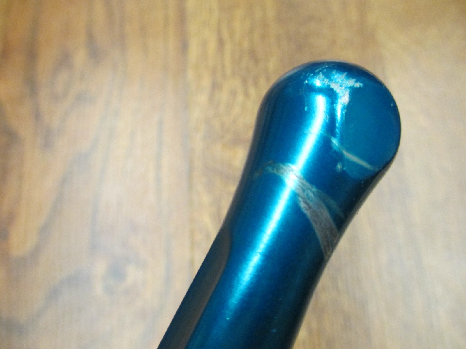 RARE VINTAGE BLUE ANODIZED GRAFTON TOP LINE SPEED STICK 177 130 BCD CRANK 107 BB