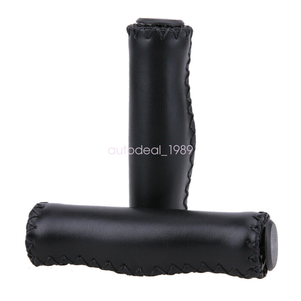 Classic Retro Bike Cycling Bicycle PU Leather Handlebar Grip Cover Accessories