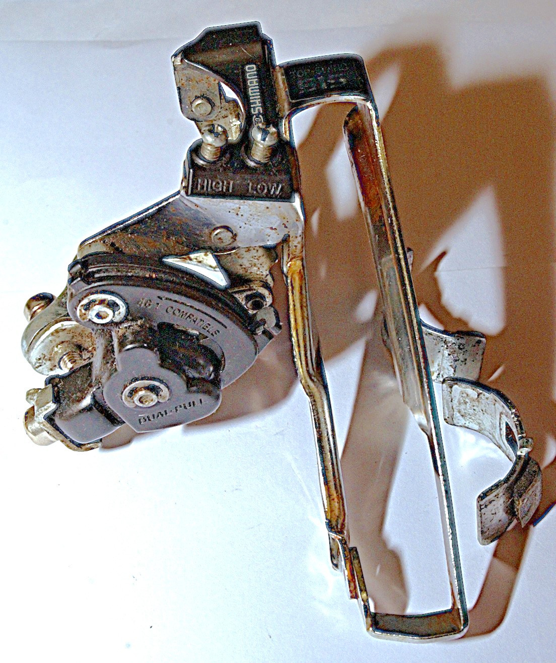 Shimano C050 FD-C051 Front Derailleur 34.9/31.8mm Touring MTB, 3×6/7-Spd for 48T