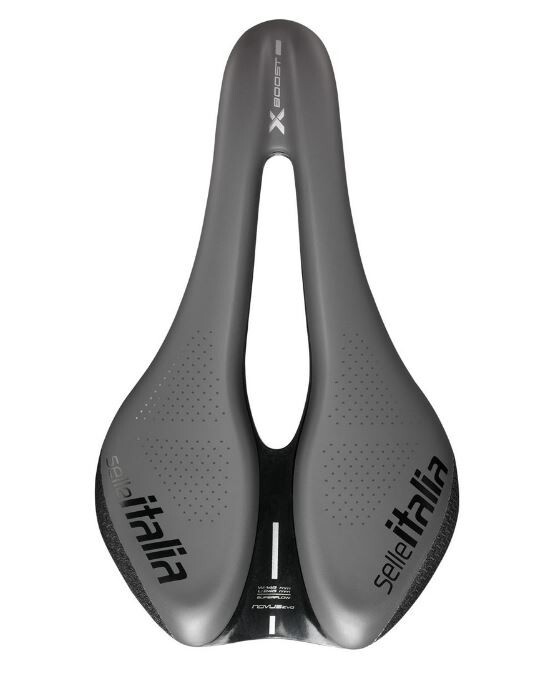 SELLE ITALIA NOVUS BOOST EVO X-CROSS – SUPERFLOW –GREY– TM RAILS- MTB/ XC SADDLE
