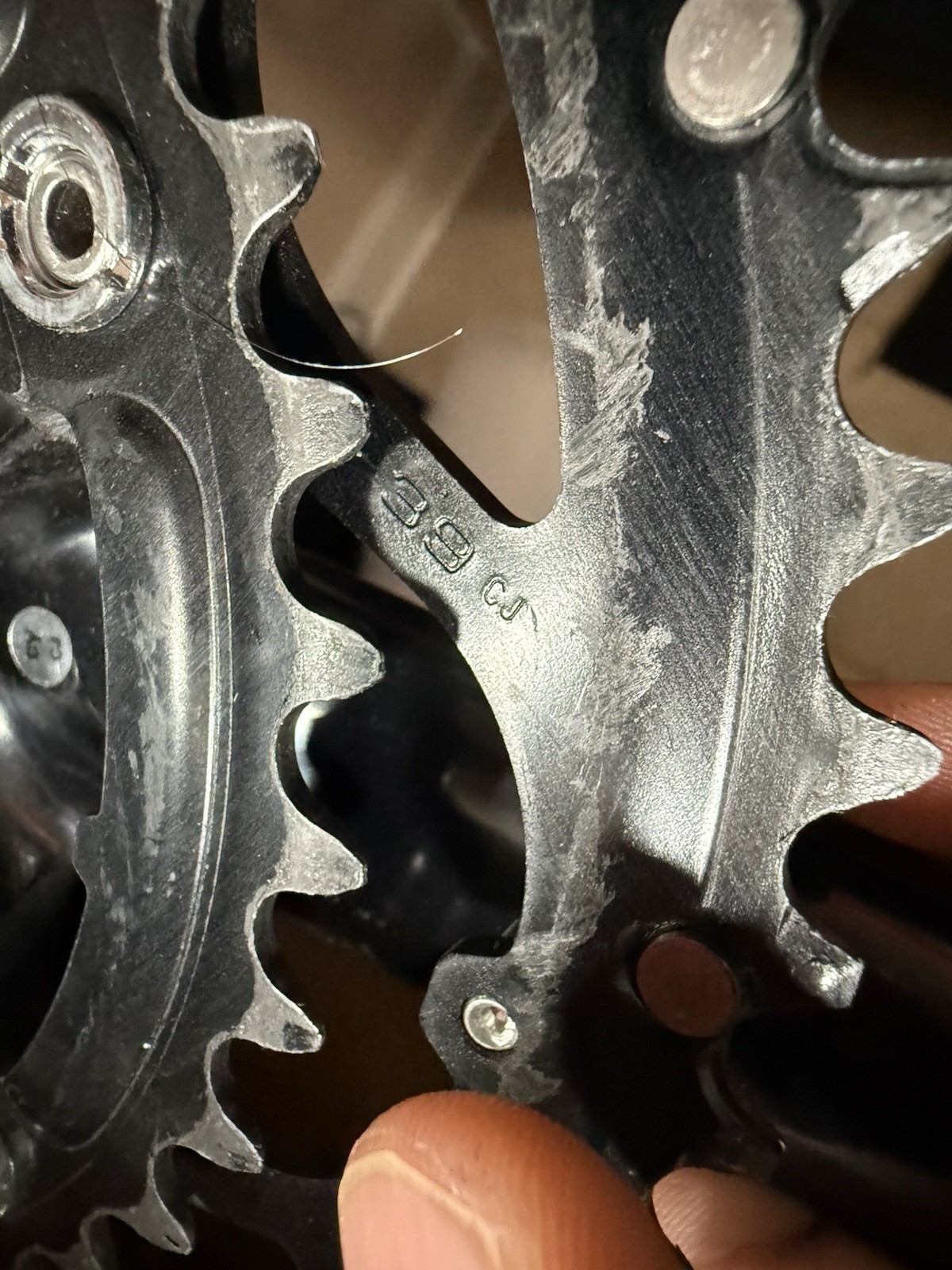 Shimano 105 Crank Set Double 172.5 FC-5502 Octalink Spline 53-39 Tooth #17