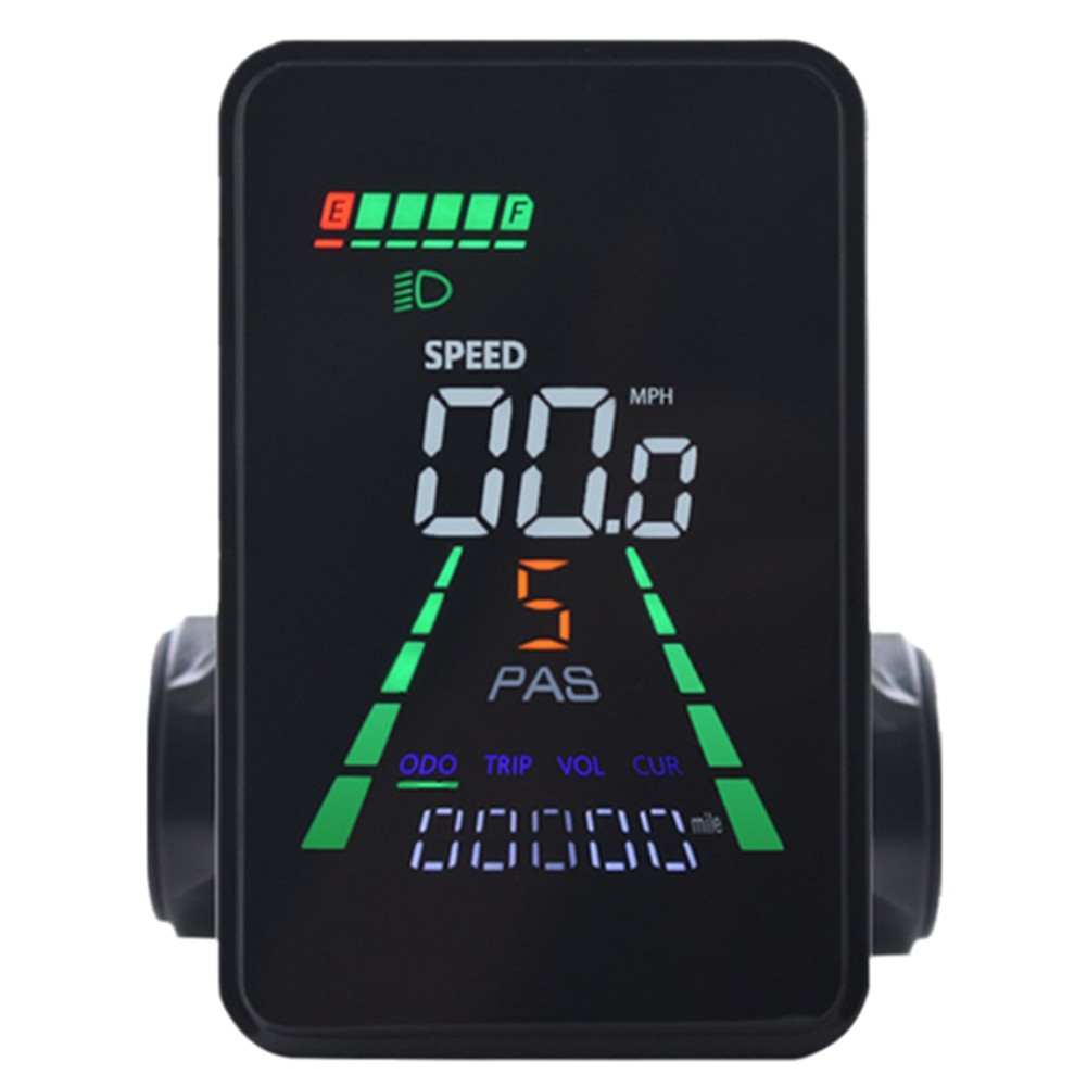 L5 Mountain E-Bike NFC LCD Display Meter 24V/36V/48V/60V UART Type C6046