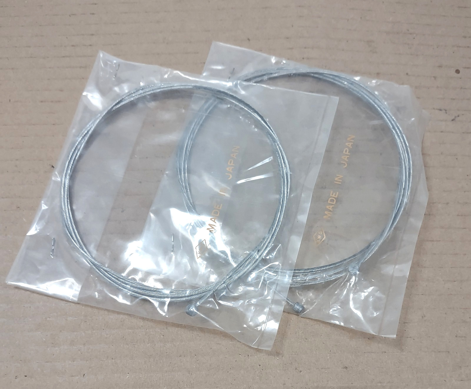 NOS Vintage Derailleur Cables Pair Made In Japan 80s