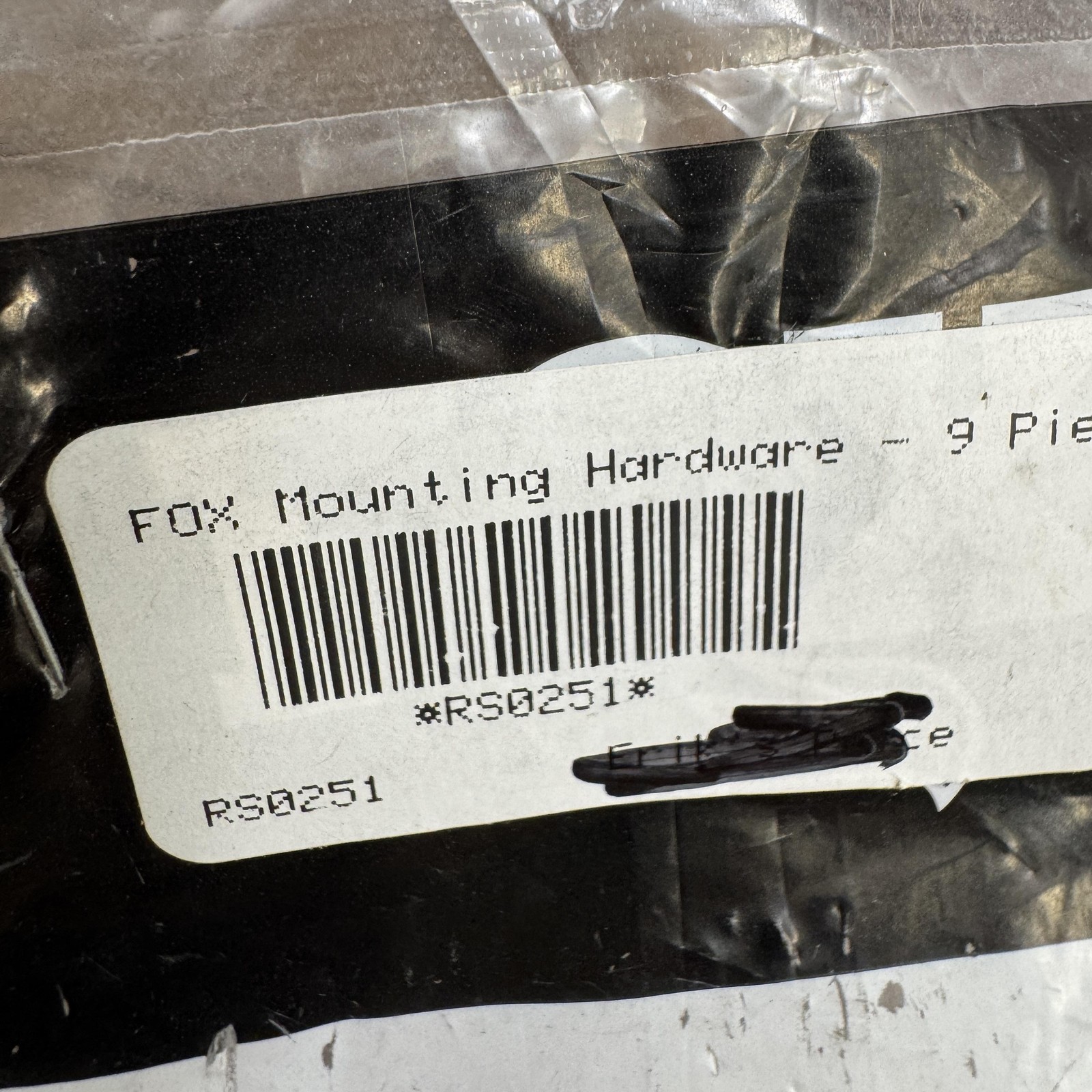 Fox Shock Hardware Parts RS0251 25mm 5g MTB Bike Black Kit