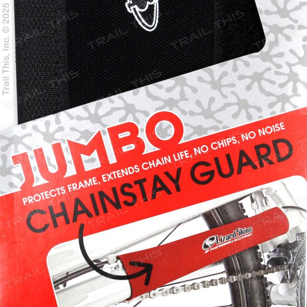 Lizard Skins Jumbo Chainstay Guard MTB Bicycle Frame Protector – Black Medium