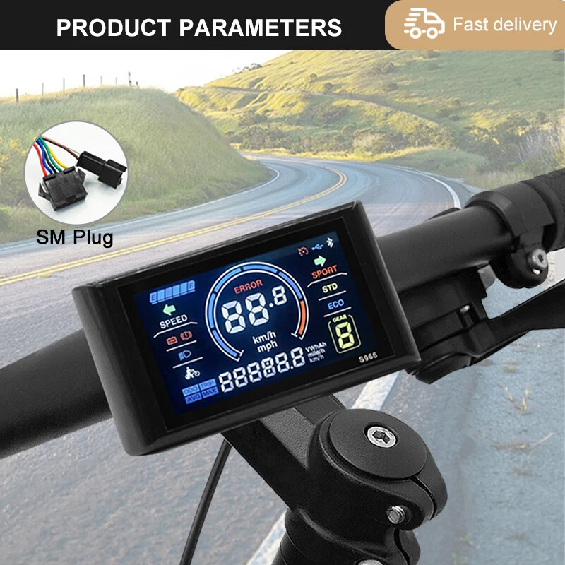 3-mode Sine Wave E-bike Brushless Controller 36V 48V 17A/26A/30A/40A 250W-2000W