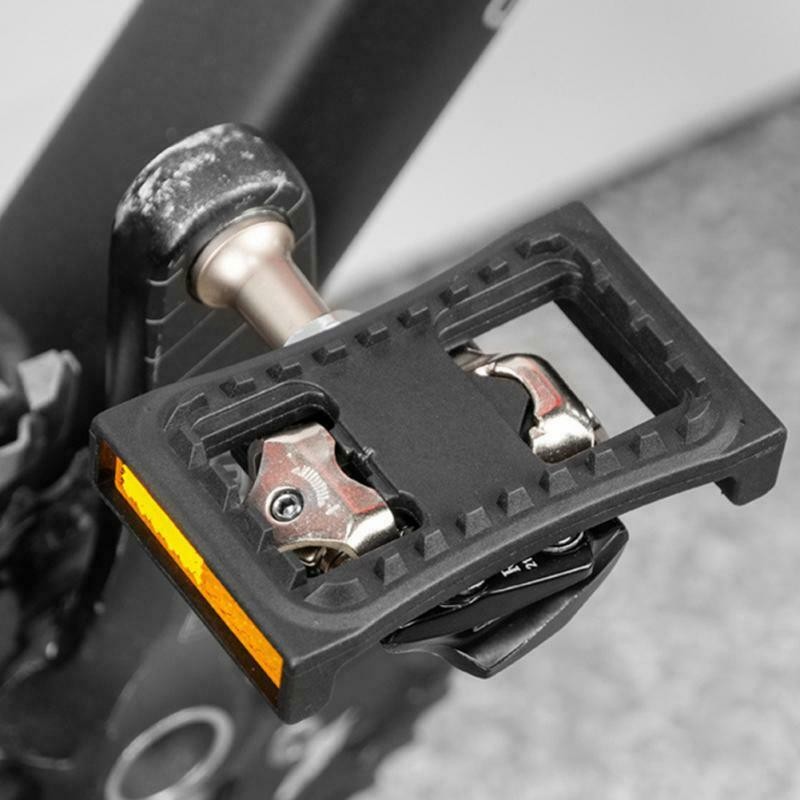 Promend Bicycle Clipless Platform Adapter Pedal Convert for Shimano SPD MTB Bike