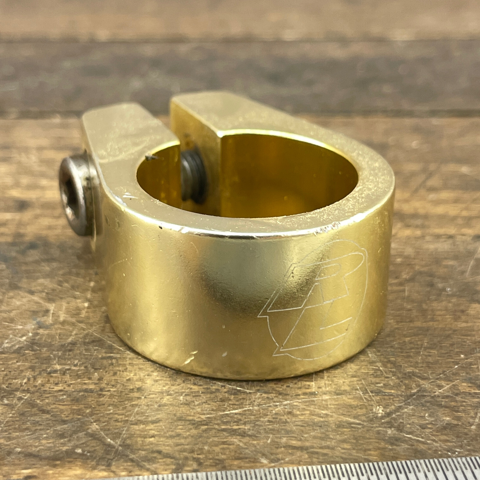 Redline BMX Seatpost Clamp Gold 28.6 mm Old School RL440 RL340 90s 90s RL A4