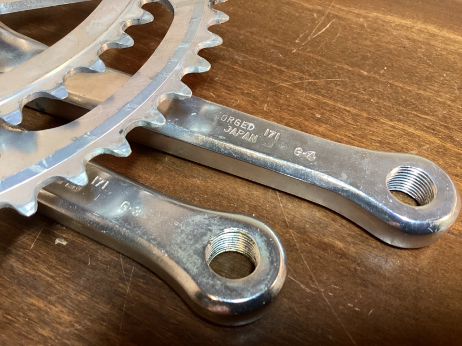 Sugino Fuji Crankset 52 42 Double 171Mm Square Japan Road Royale Sport Nishiki