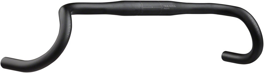 Teravail Radia 24 Drop Handlebar – Aluminum, 31.8mm, 42cm, Black
