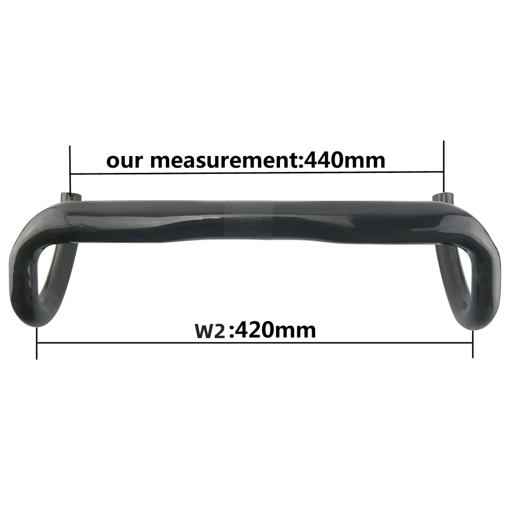 Carbon Road Bike Handlebars 380/400/420/440mm 31.8mm UD Matte/Glossy Drop Bars