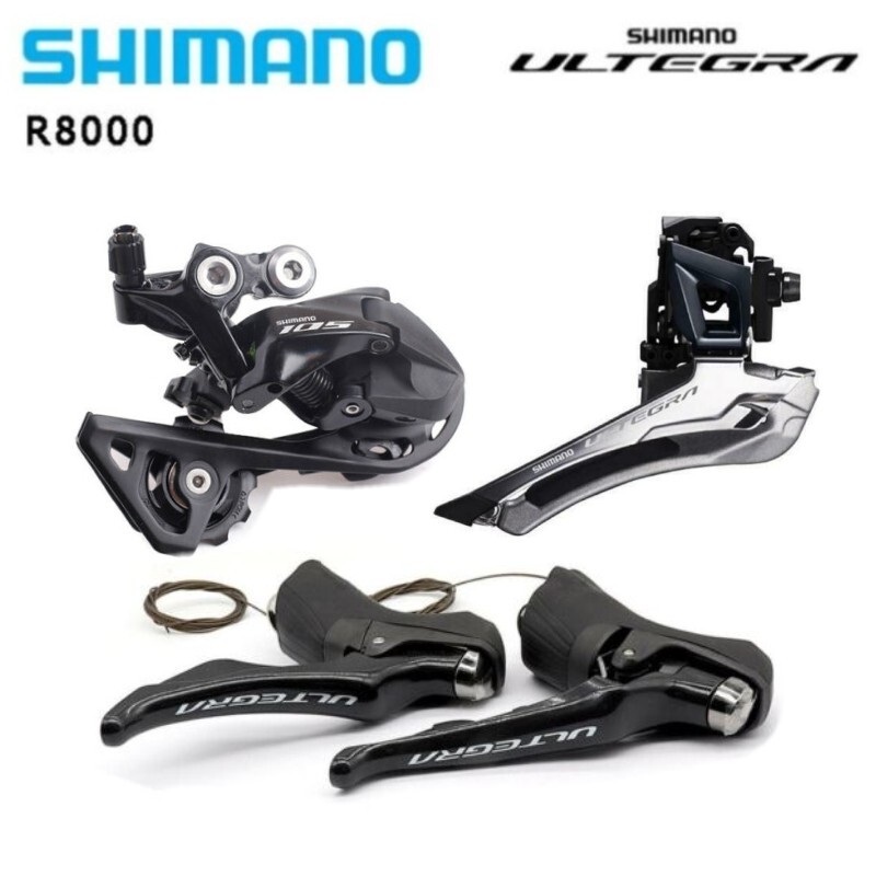 Shimano Ultegra R8000 11 Speed Front Rear Derailleur Brake Lever Set Road Group