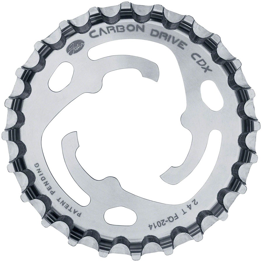 Gates Carbon Drive CDX CenterTrack 3-Lobe SureFitâ„¢ Rear Sprocket – 24t, Shiman
