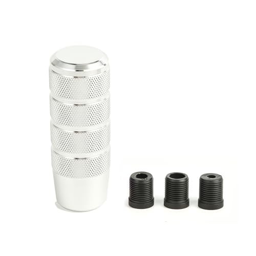 95mm/3.74″ Car Shifter Knob, Aluminum Weighted Automotive Gear Shift Silver