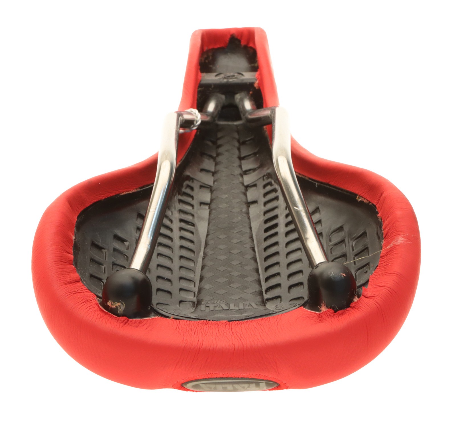 Selle Italia Flite Saddle Titanium Rail Calendar Red Leather 2002 NIB NOS NEW