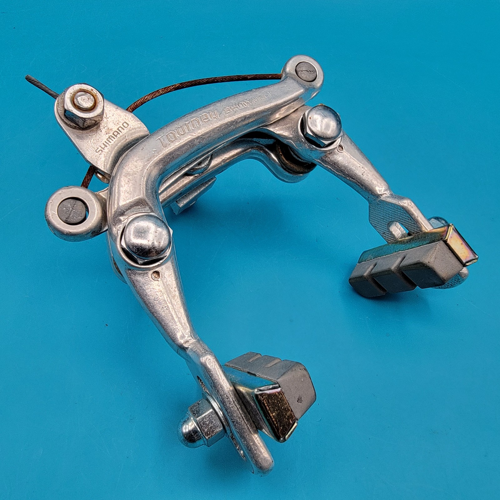 Vintage Shimano Tourney Center Pull Caliper Brake Set Road Bike Rim Brakes e4
