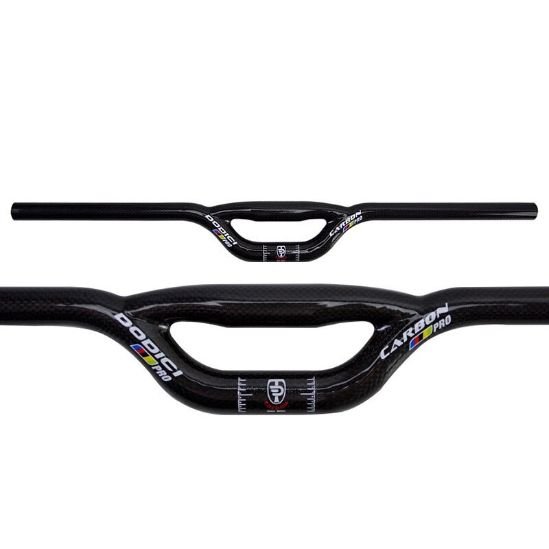 Carbon Fiber mtb Bike Handlebar 25.4mm Flat Bar for BMX City Fixie Bicycle