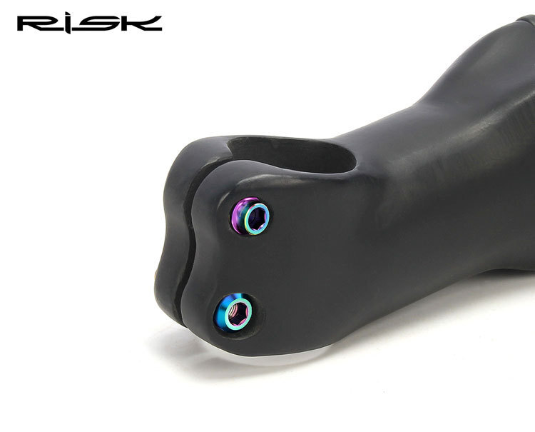 RISK Bicycle Carbon Stem Bolts M5x18mm M5x20mm Titanium Fastener Screw with Nut