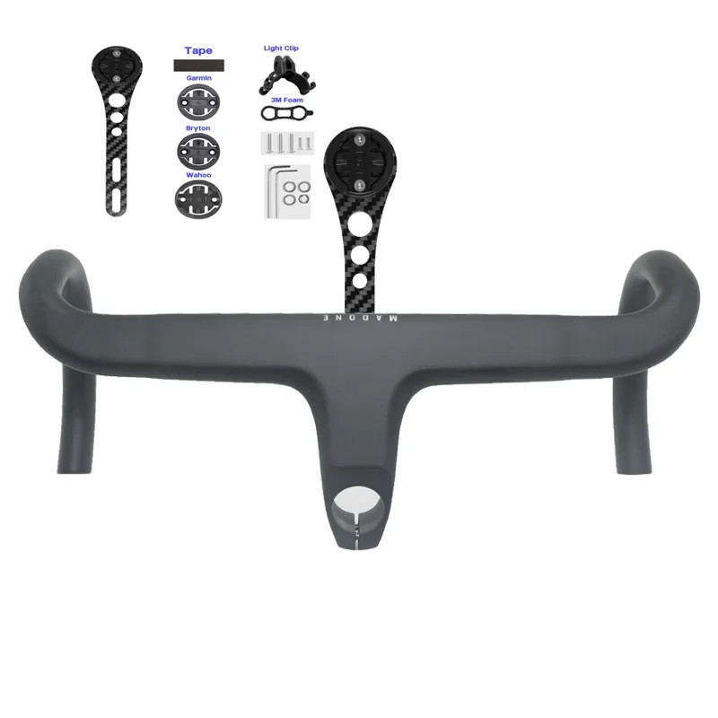 Carbon Road Bicycle Integrated Handlebar Internal Cable Routing 28.6mm Fork
