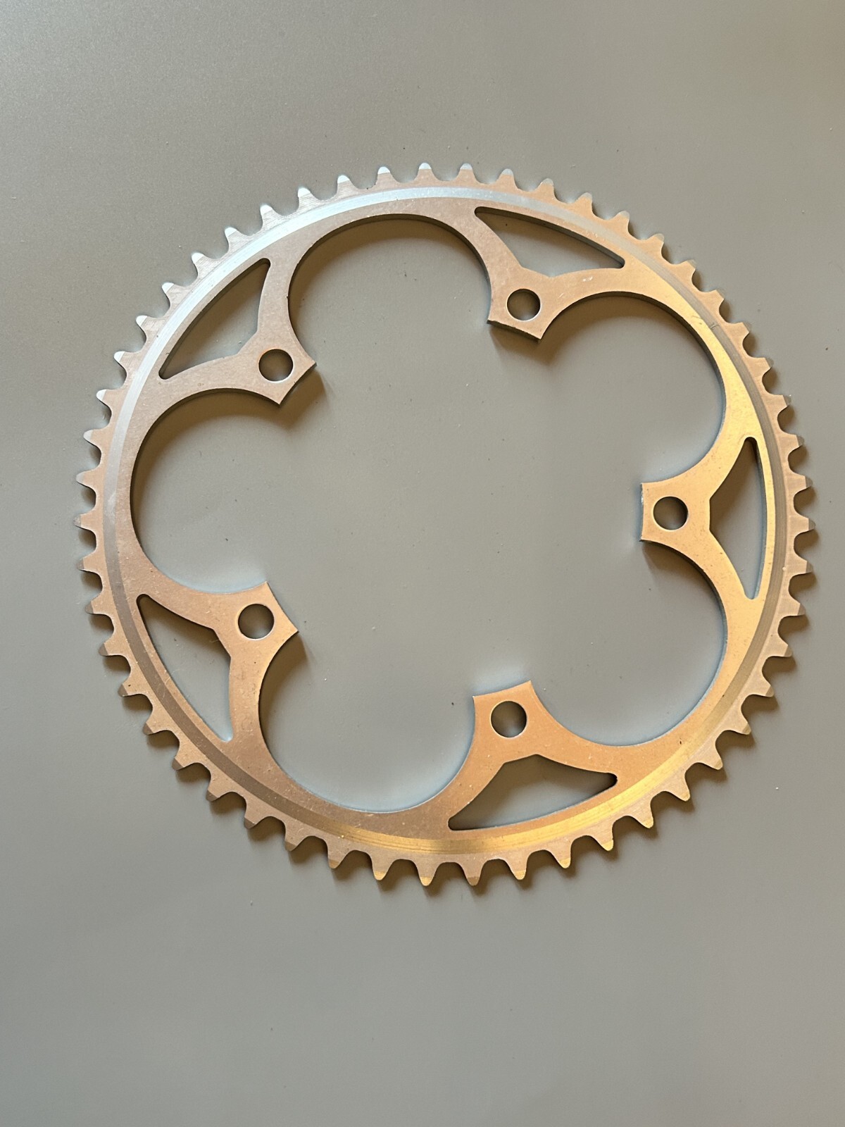 52 Tooth Chainring Alloy, Silver, New, 5 Bolt 122mm NOS Lightweight Vuelta