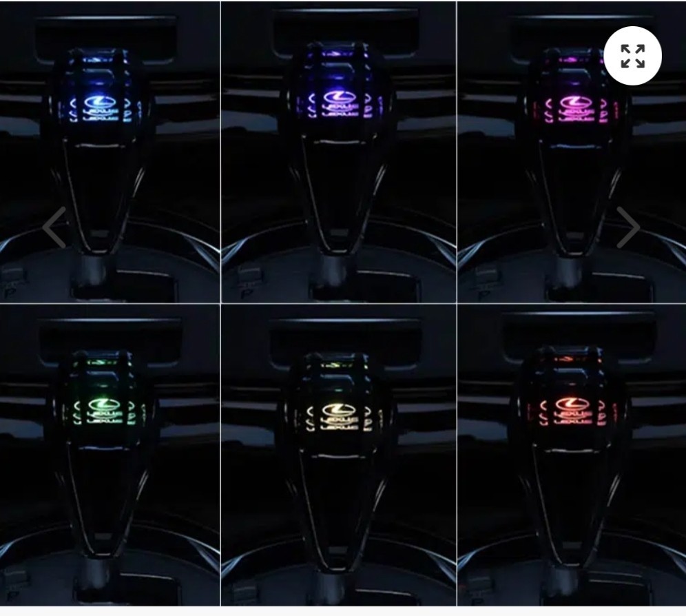 LEXUS Touch Activated Illuminated LED Crystal Gear Shift Knob