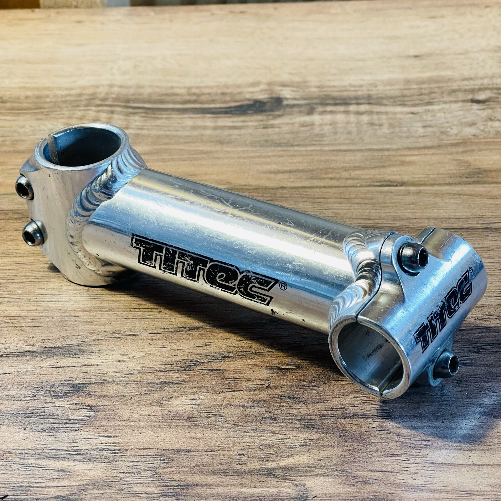 Titec 135mm MTB Stem 1 1/8 10 Degree 25.4 Polished Aluminum