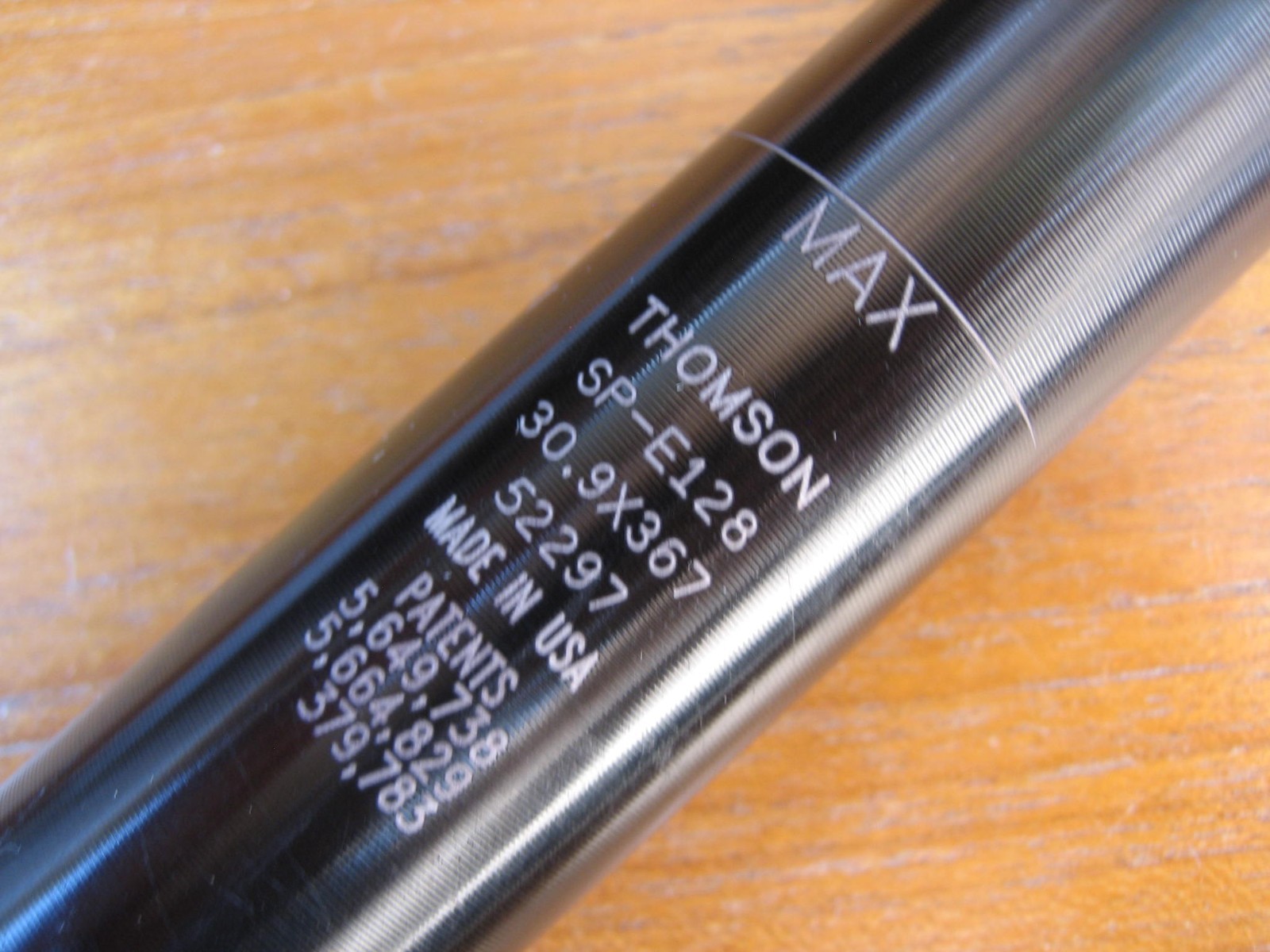 NEW Thomson Masterpiece Zero Offset Seatpost 30.9 x 367mm SP-E128 Road Mountain