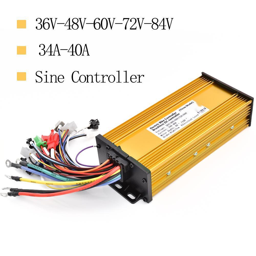 48V-72V 1500W-2000W Sine Wave Brushless Controller for Electric Bike E-bicycle
