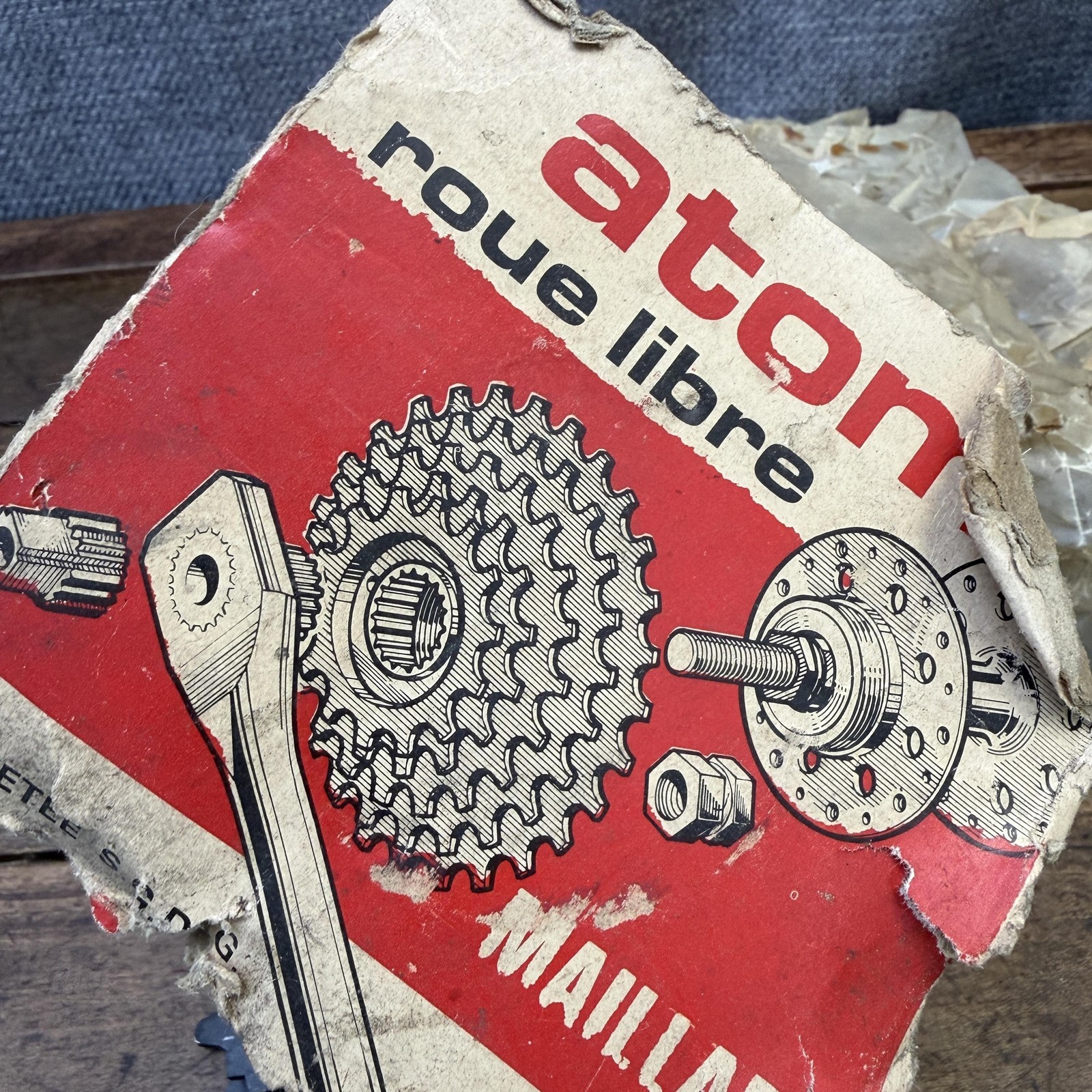 Vintage Maillard Atom Freewheel 5-Speed 28T 14-28 Normandy BSA 1.37×24 France 5s