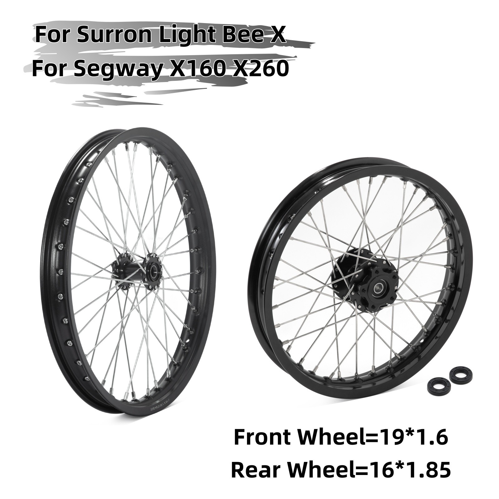 TARAZON 19×1.6 16×1.85 Front Rear Wheels For Sur Ron Light Bee X For Segway X260