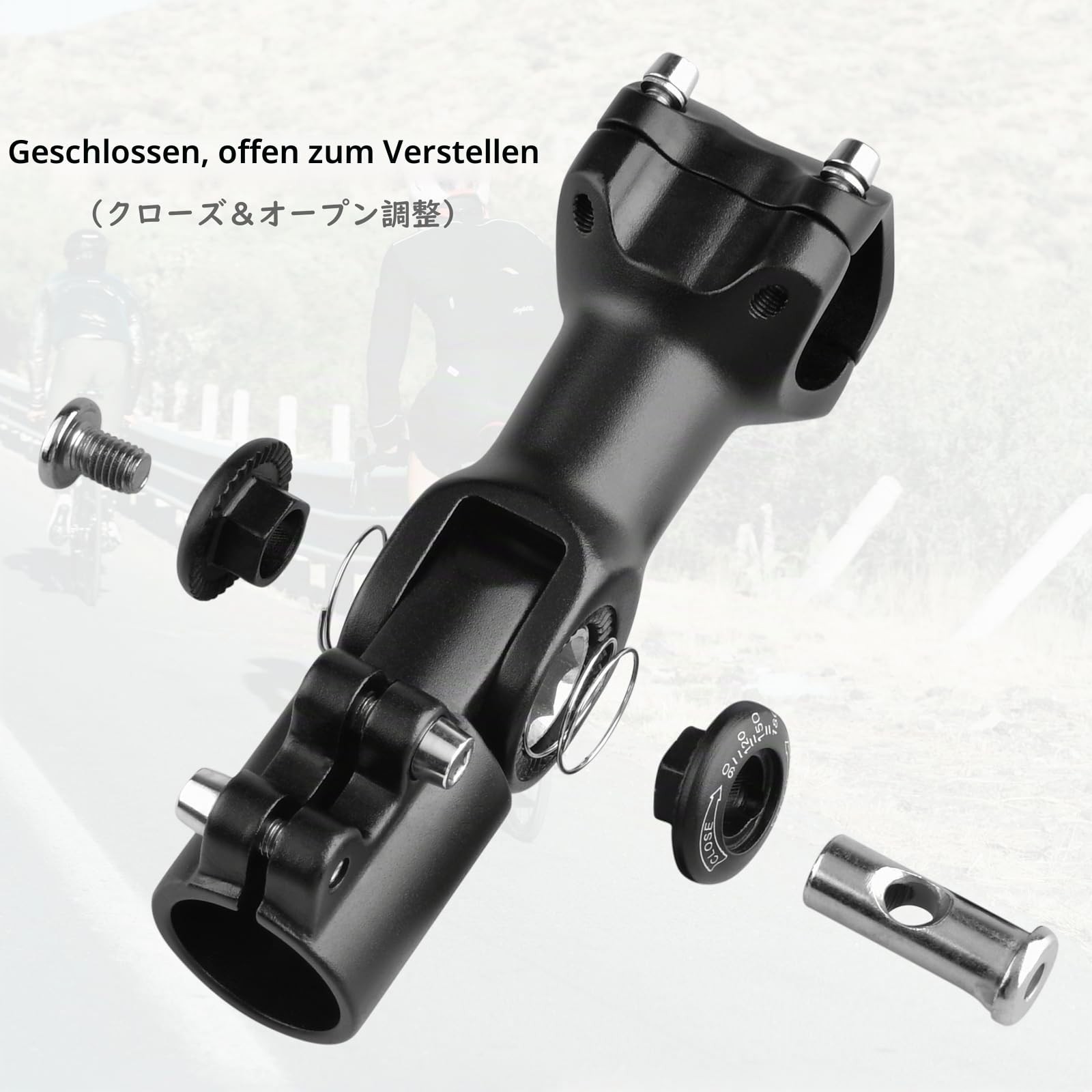 Adjustable Stem 25.4 31.8 60mm 80mm 93mm 100mm 090 Degree Adjustable Fa…