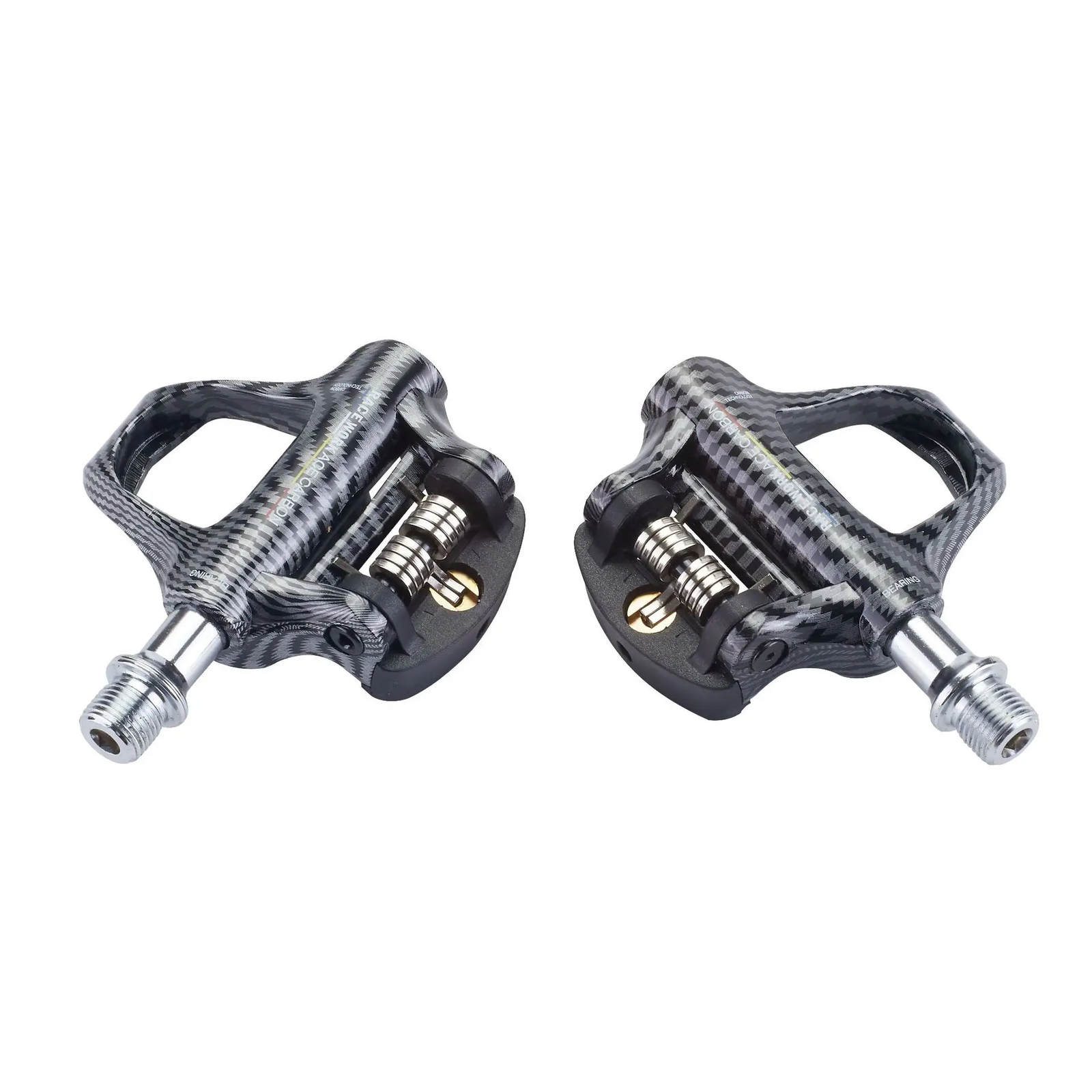 Road Bike Lock Pedal Texture Self-Locking Paddle Bearings Pedal With SPD Lock