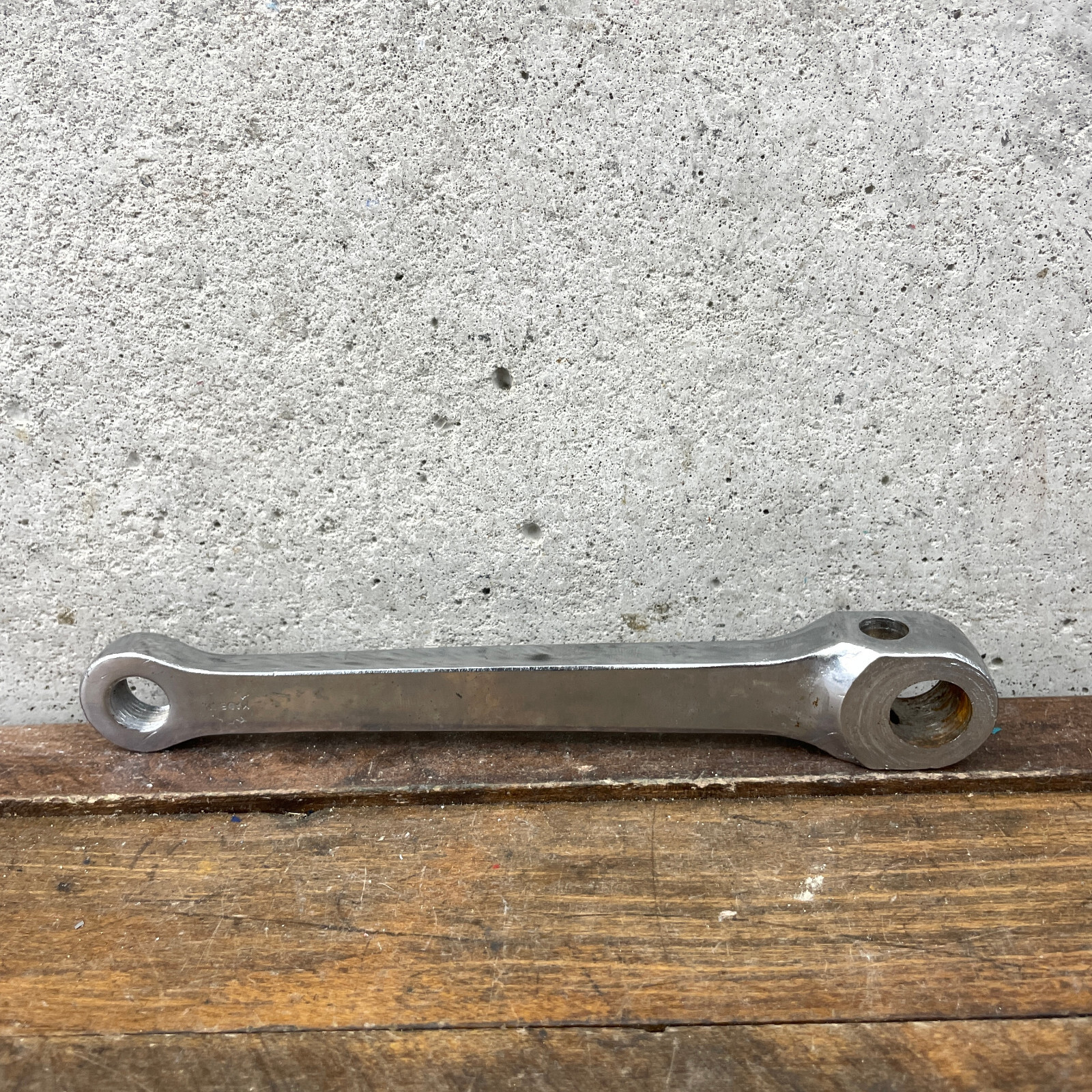 Vintage Nervar Crank Arm LEFT 165 mm Steel Chrome Cottered Peugeot Race France