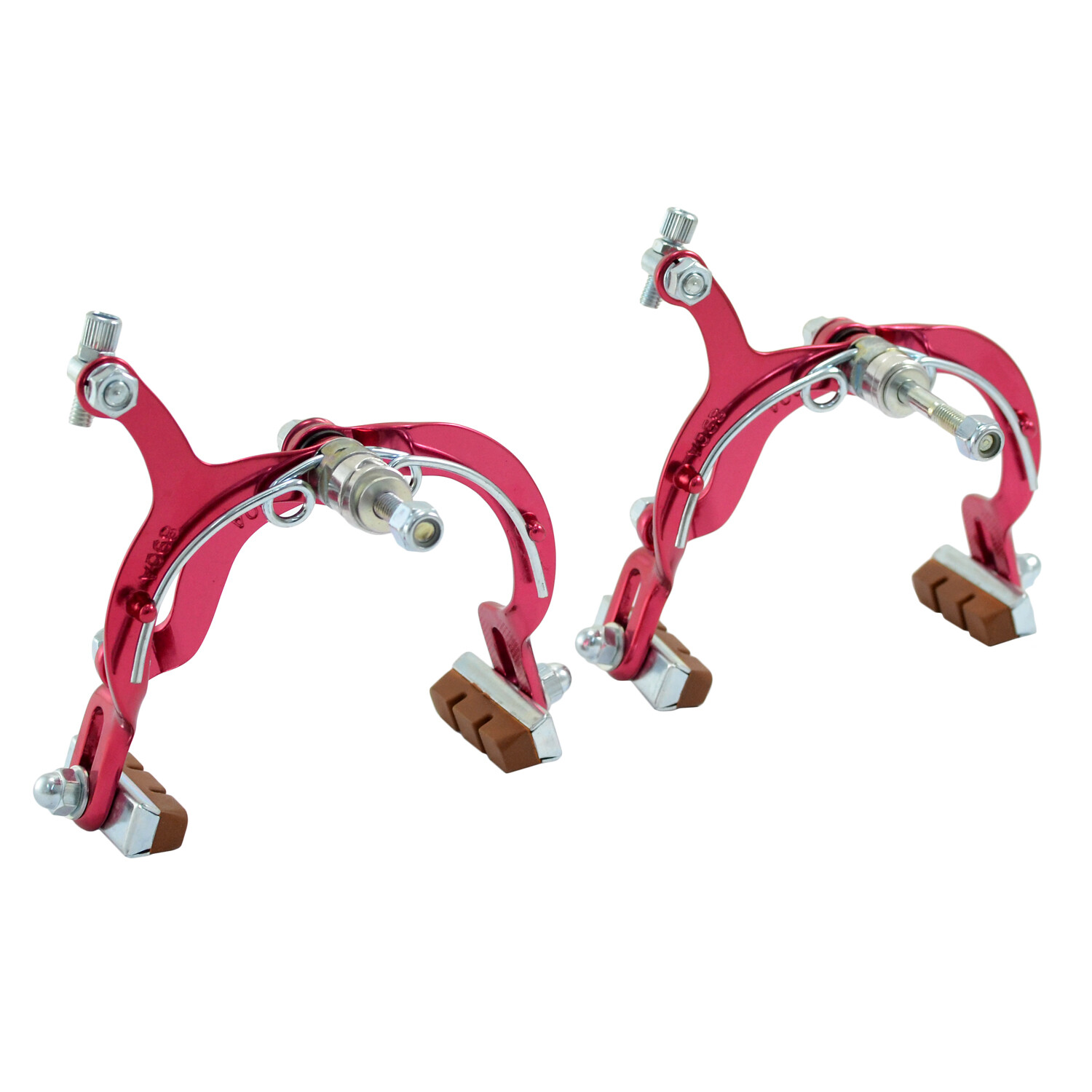 DIA-COMPE MX890 Side Pull Caliper Brake Set (F+R) For Old School BMX , Red