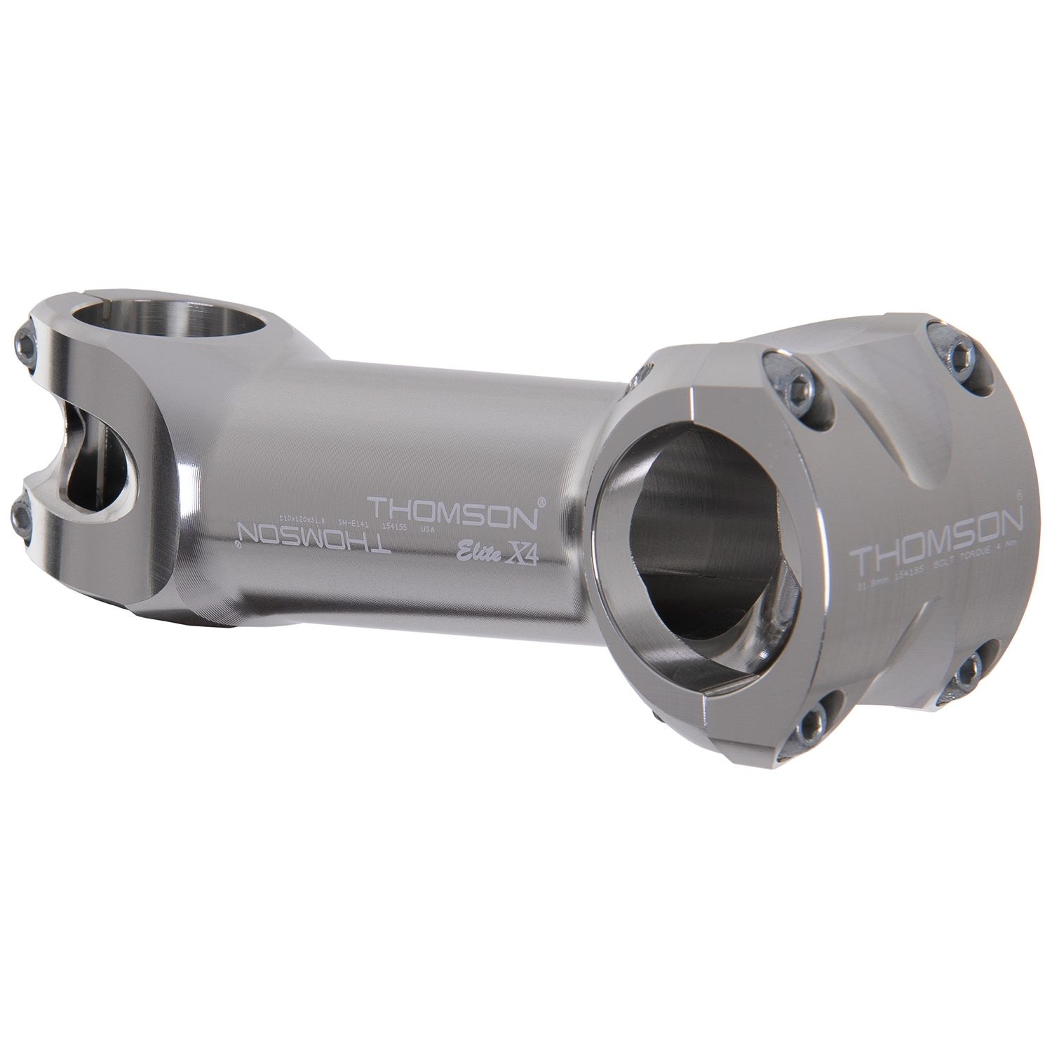 Thomson – Elite Stem X4 Silver 10 x 80 x 31.8