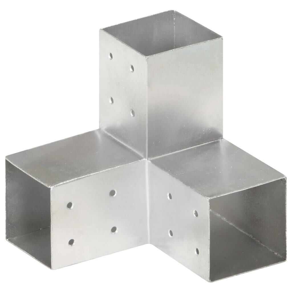 Pfostenverbinder Y-Form Verzinktes Metall 71 X 71 Mm