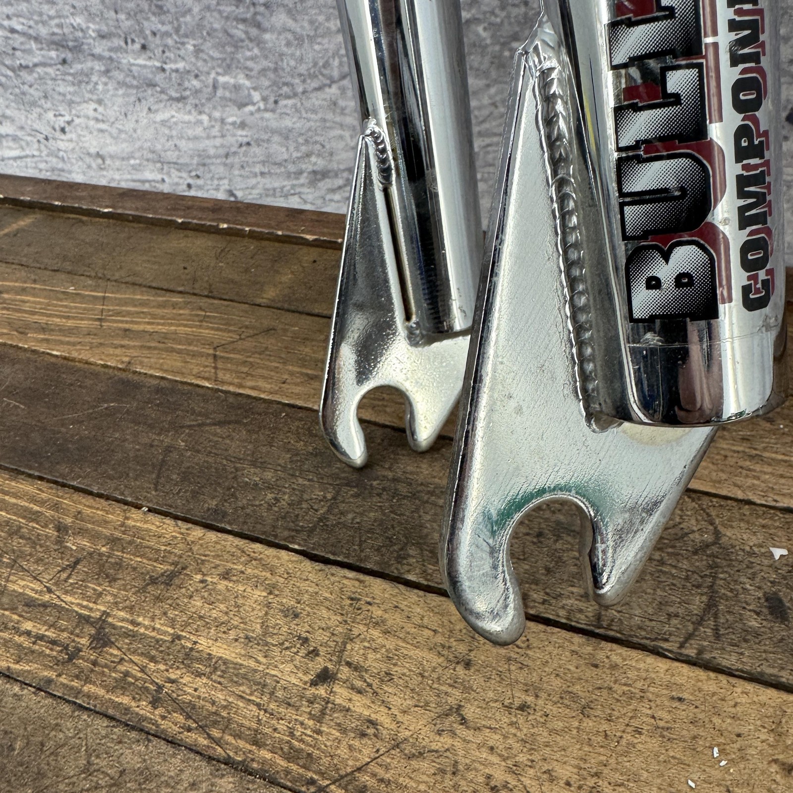 Vintage Bulletproof BMX Fork 20in NOS 1 1/8 Threadless 14mm Dropouts Chrome CRMO