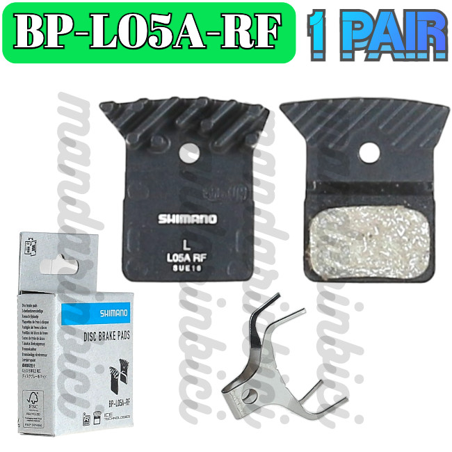 Shimano Disc Brake Pads L05A-RF Resin Ice-Tech Disc Brake Pads Flat Caliper